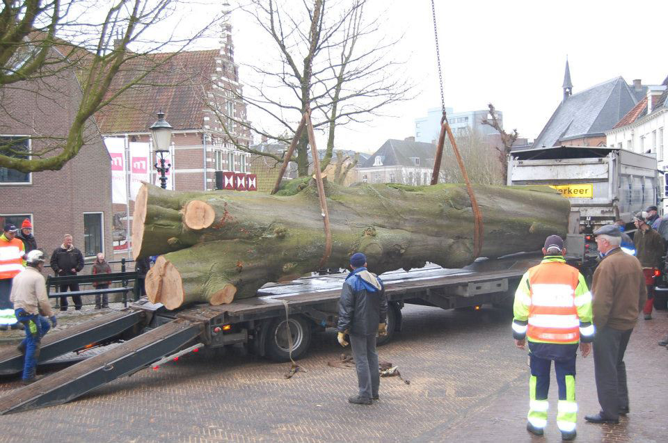 Kappen beuk met 200 tons telescoopkraan